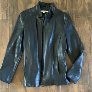 DKNY leather jacket